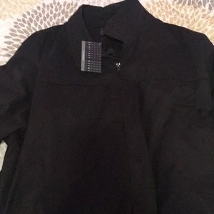 A brand new black jacket.